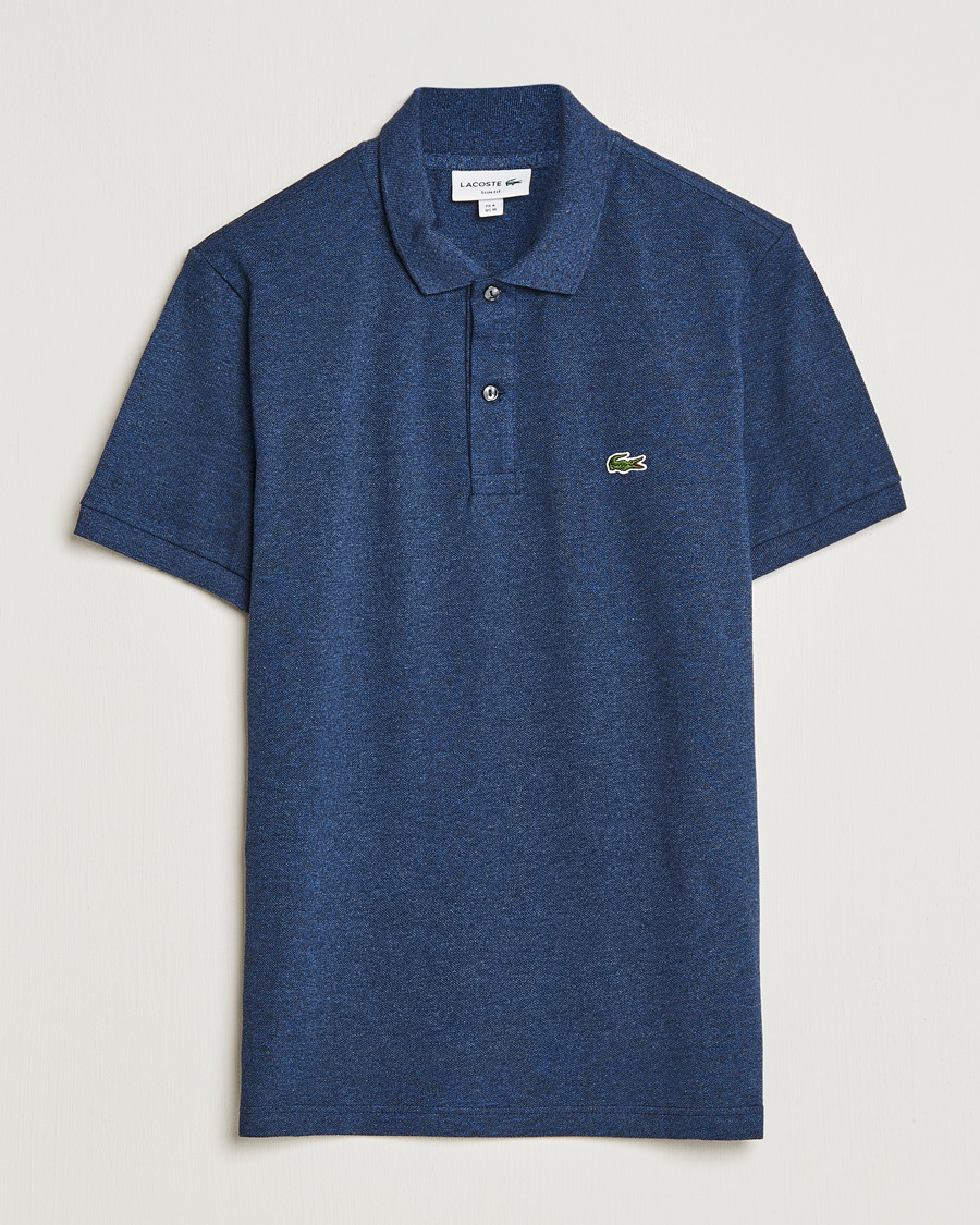Herren | Poloshirts | Lacoste | Slim Fit Polo Piké Dark Indigo Blue