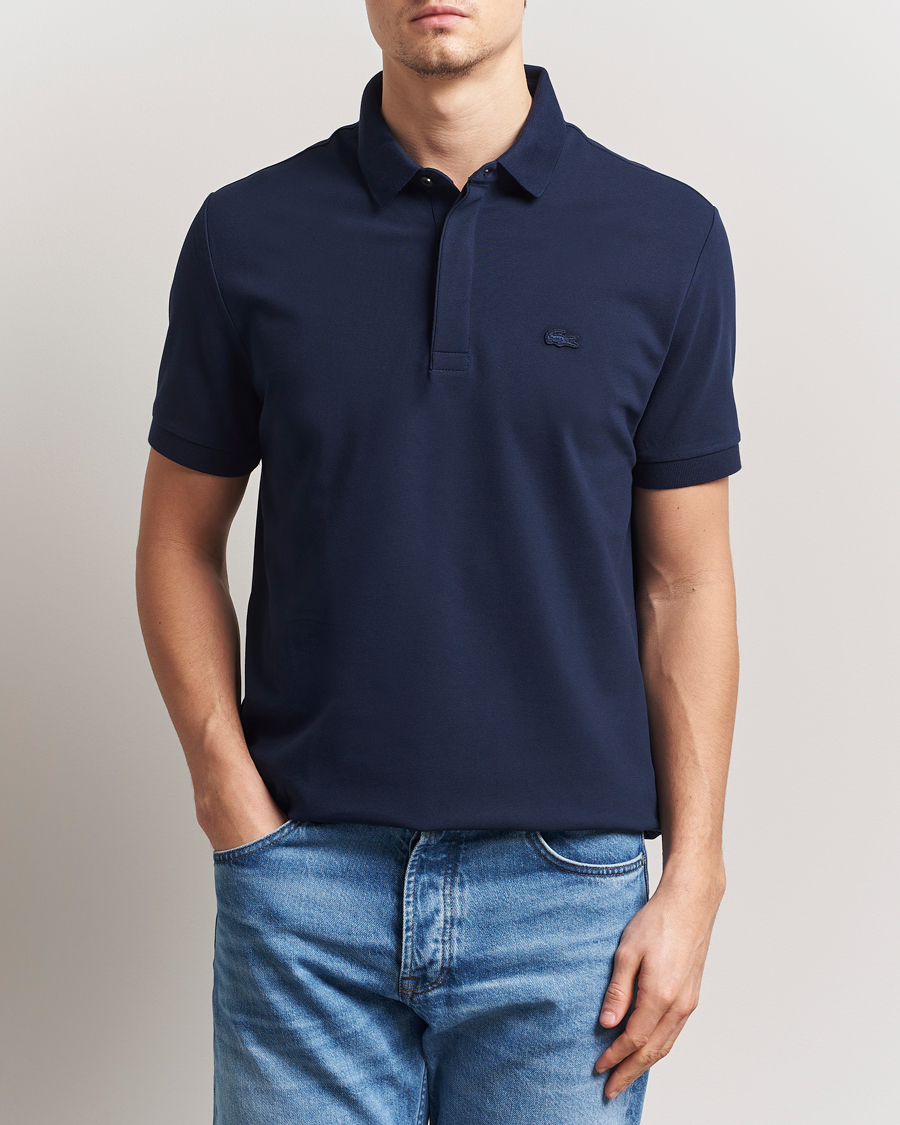 Herren | Poloshirts | Lacoste | Paris Polo Piké Navy Blue