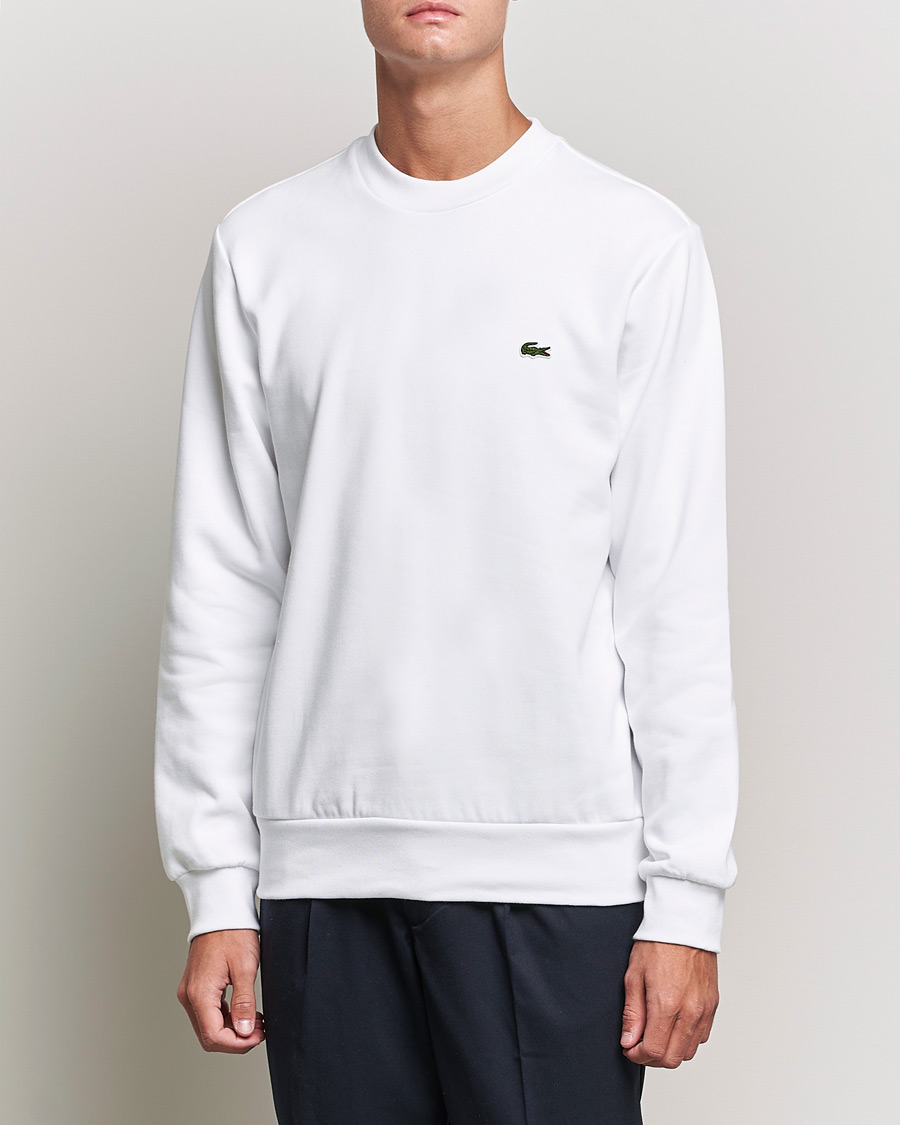 Herren |  | Lacoste | Crew Neck Sweatshirt White