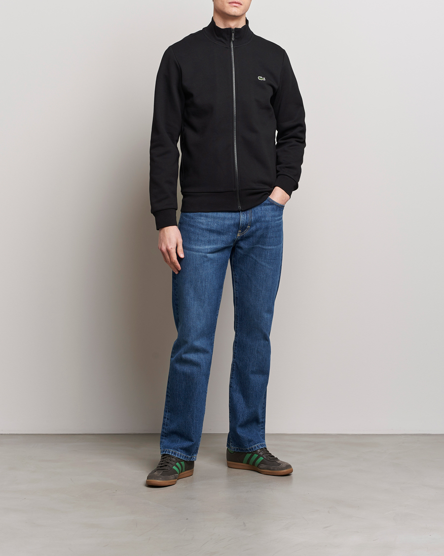 Herren | Pullover | Lacoste | Full Zip Sweater Black