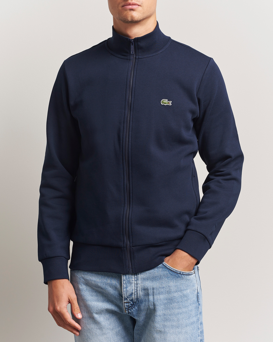 Herren | Pullover | Lacoste | Full Zip Sweater Navy