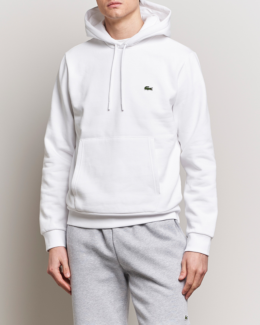 Men | Hooded Sweatshirts | Lacoste | Hoodie White