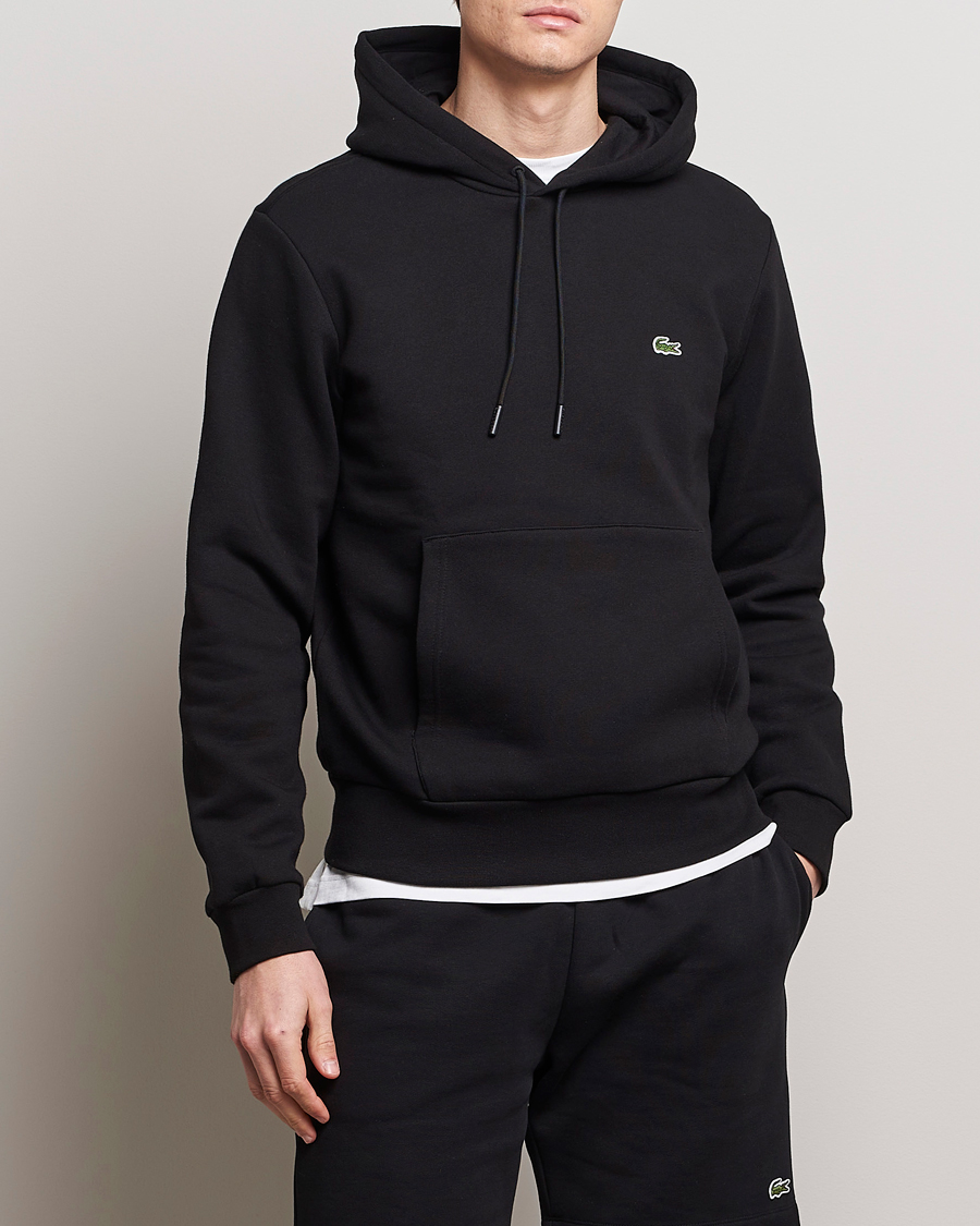 Men | Hooded Sweatshirts | Lacoste | Hoodie Black