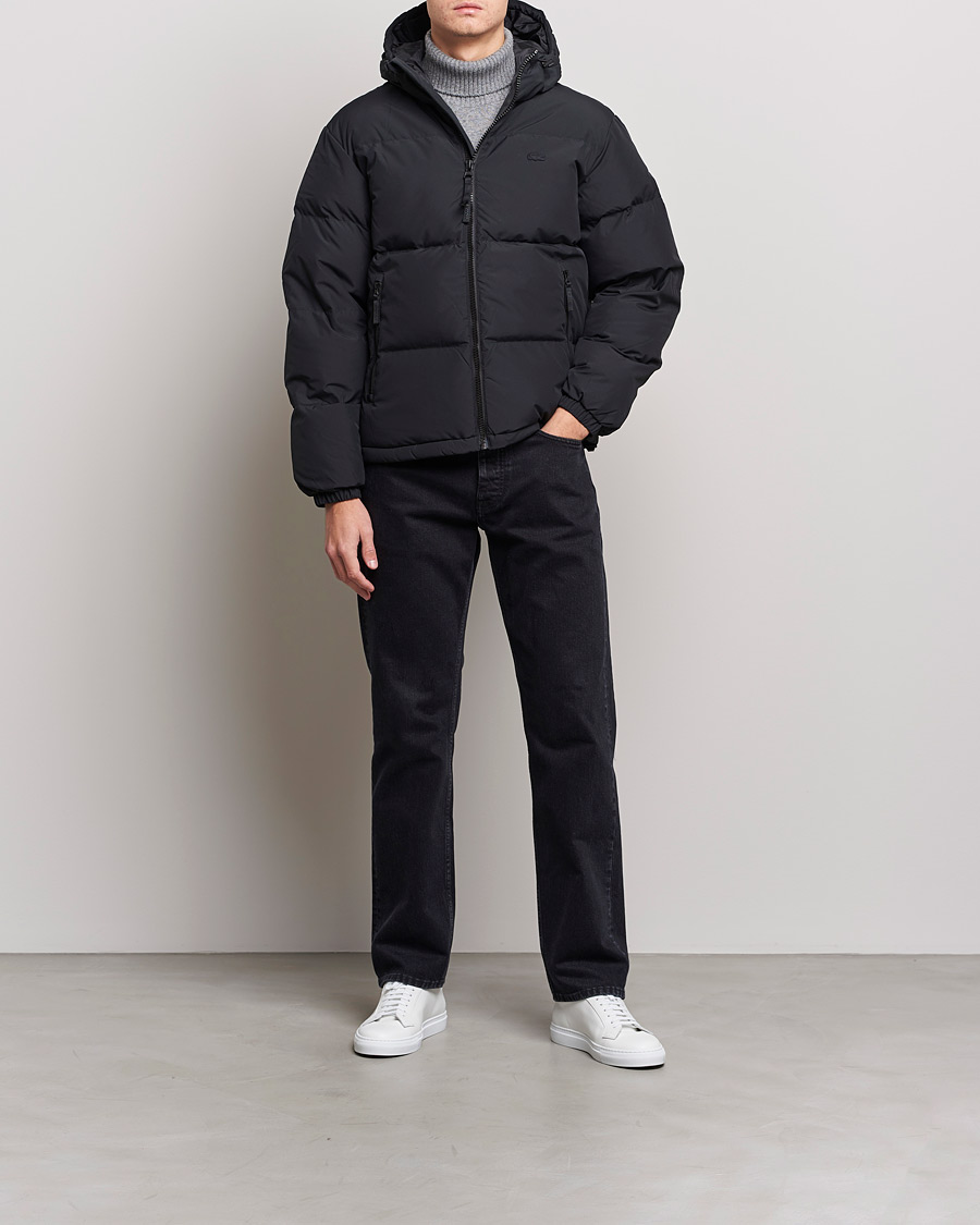 Herren | Jacken | Lacoste | Hooded Lightweight Jacket Black
