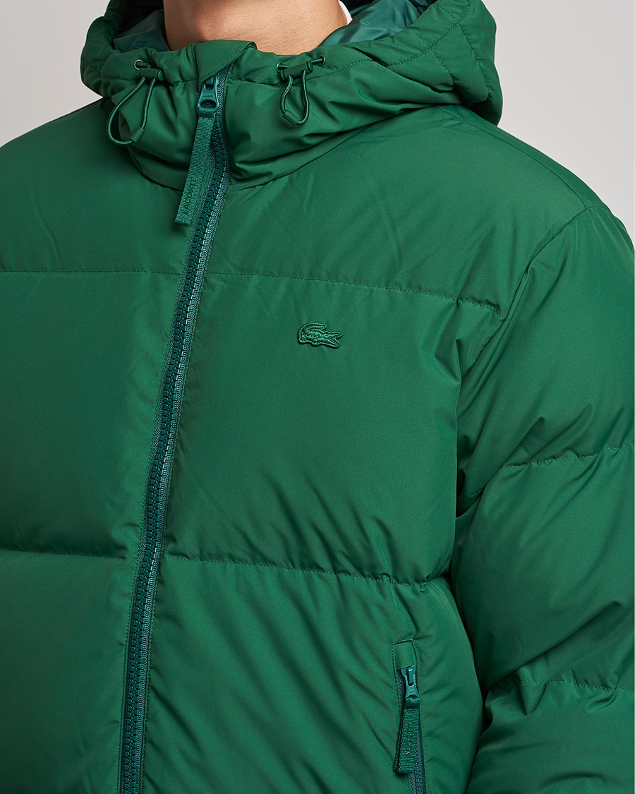 Lacoste lightweight hooded discount jacket