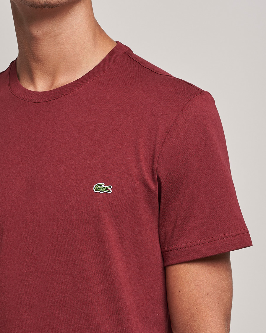 Herren | T-Shirts | Lacoste | Crew Neck Tee Cranberry