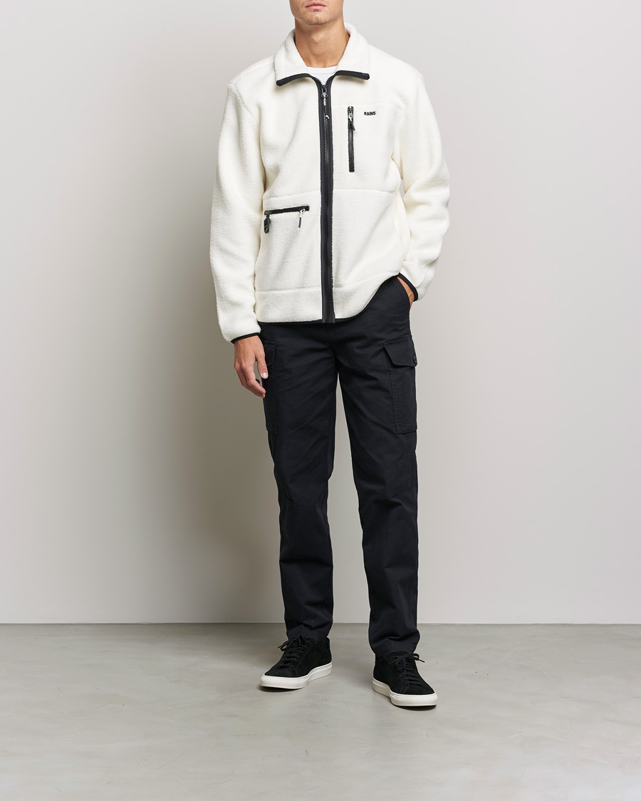 Herren | Pullover | RAINS | Heavy Fleece Full Zip Jacket Fossil
