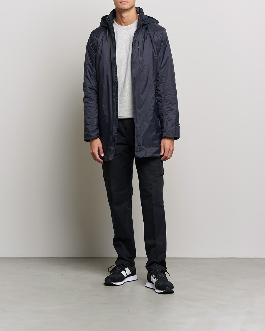 Herren | Jacken | RAINS | Padded Nylon Coat Navy