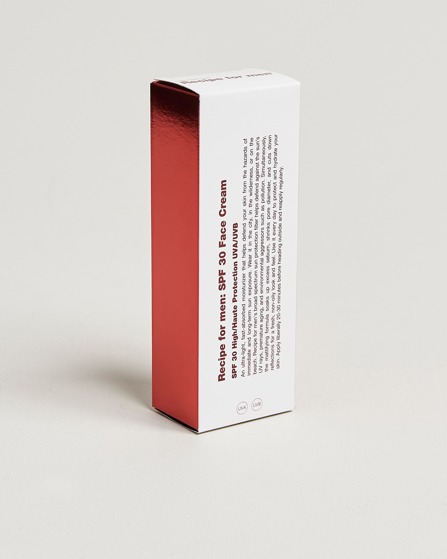 Herren | Körperpflege | Recipe for men | SPF 30 Face Cream 75ml