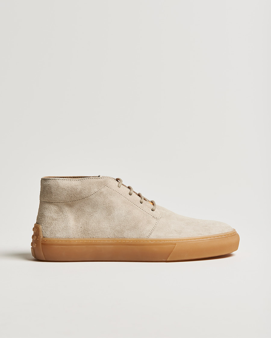 Herren | Tod's Casetta Chukka Boots Light Beige Suede | Tod's | Casetta Chukka Boots Light Beige Suede