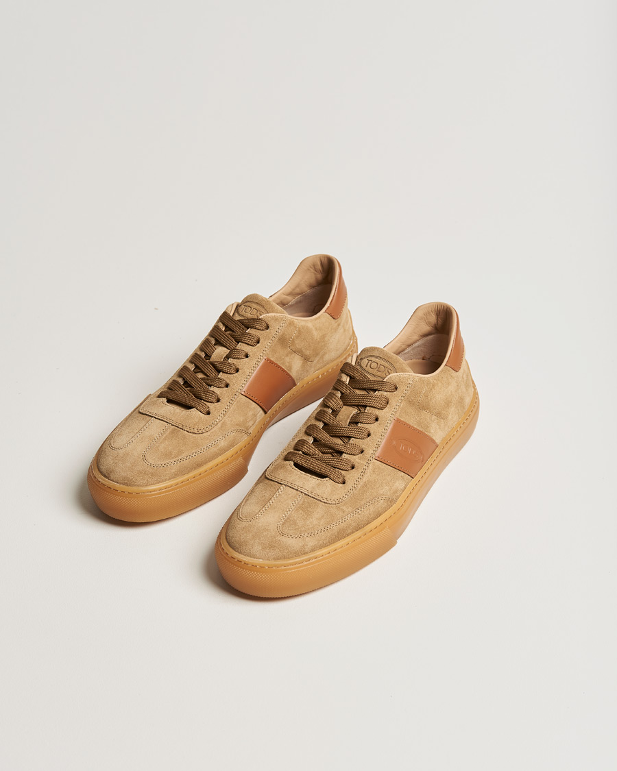 Herren |  | Tod's | Cassetta Sneakers Camel Suede
