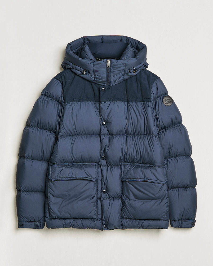 Herren | Jacken | Woolrich | Microfiber Sierra Padded Jacket Melton Blue