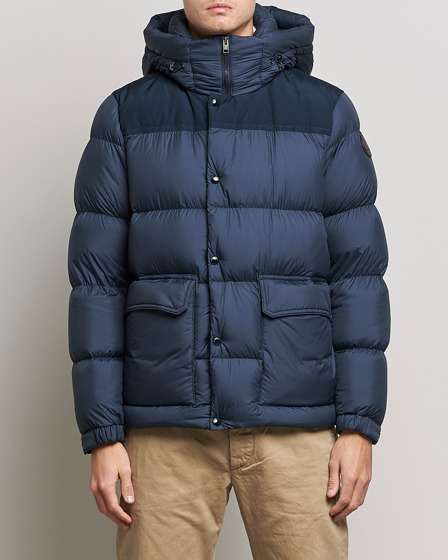 Herren | Jacken | Woolrich | Microfiber Sierra Padded Jacket Melton Blue