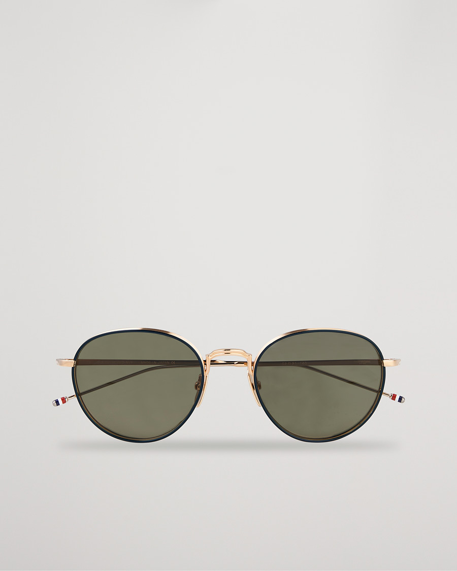 Herren | Sonnenbrillen | Thom Browne | TB-S119 Sunglasses Navy/White Gold
