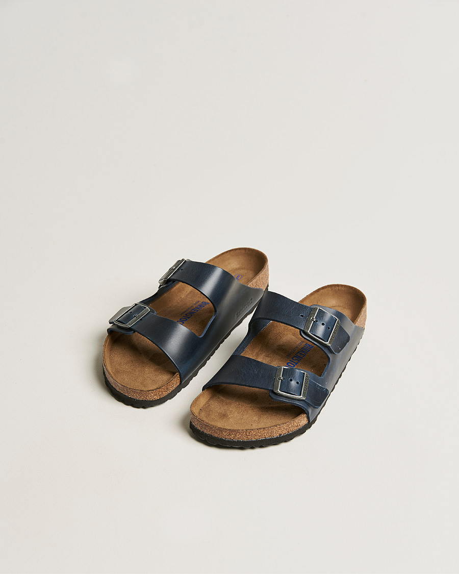 Herren |  | BIRKENSTOCK | Arizona Soft Footbed Blue Oiled Leather