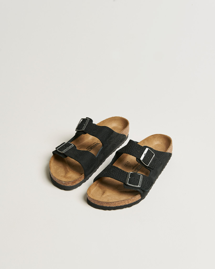 Herren | Schuhe | BIRKENSTOCK | Arizona Classic Footbed Desert Black Nubuck