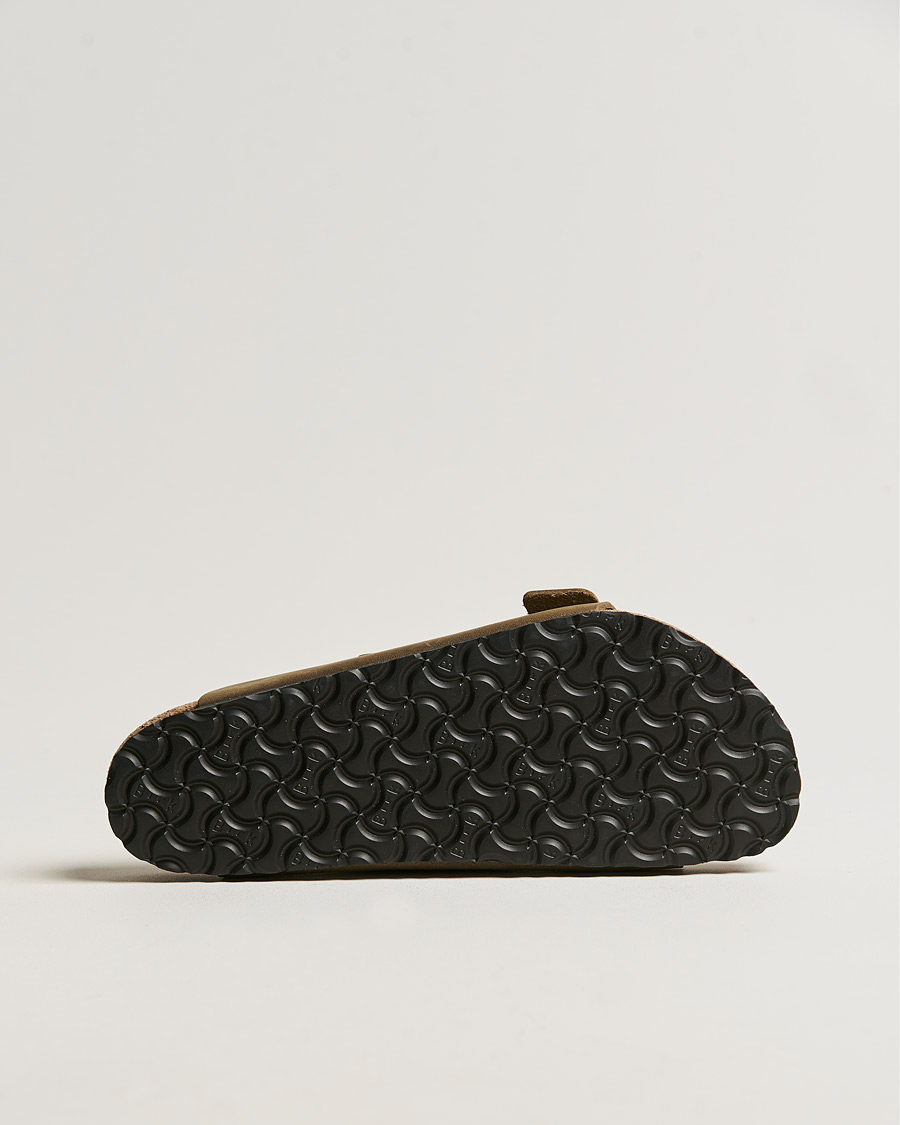 Herren | Hausschuhe & Pantoletten | BIRKENSTOCK | Arizona Soft Footbed Faded Khaki Oiled Leather