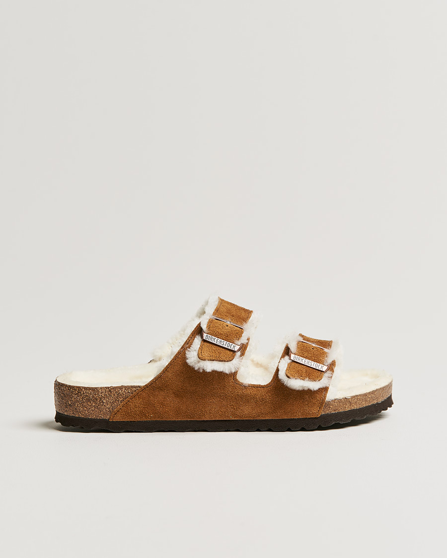 Herren | BIRKENSTOCK Arizona Classic Footbed Shearling Mink Suede | BIRKENSTOCK | Arizona Classic Footbed Shearling Mink Suede