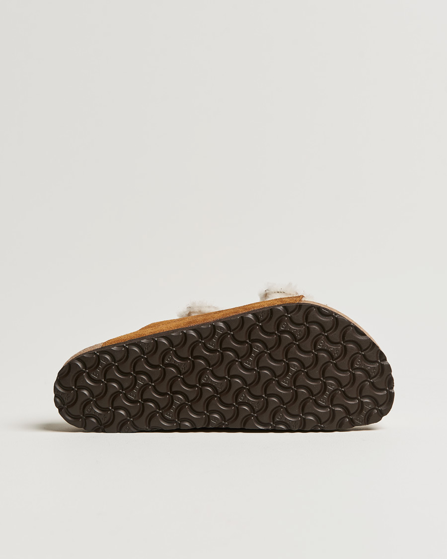 Herren | Sandalen & Pantoletten | BIRKENSTOCK | Arizona Classic Footbed Shearling Mink Suede