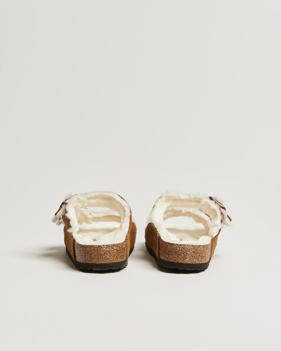 Herren | Sandalen & Pantoletten | BIRKENSTOCK | Arizona Classic Footbed Shearling Mink Suede