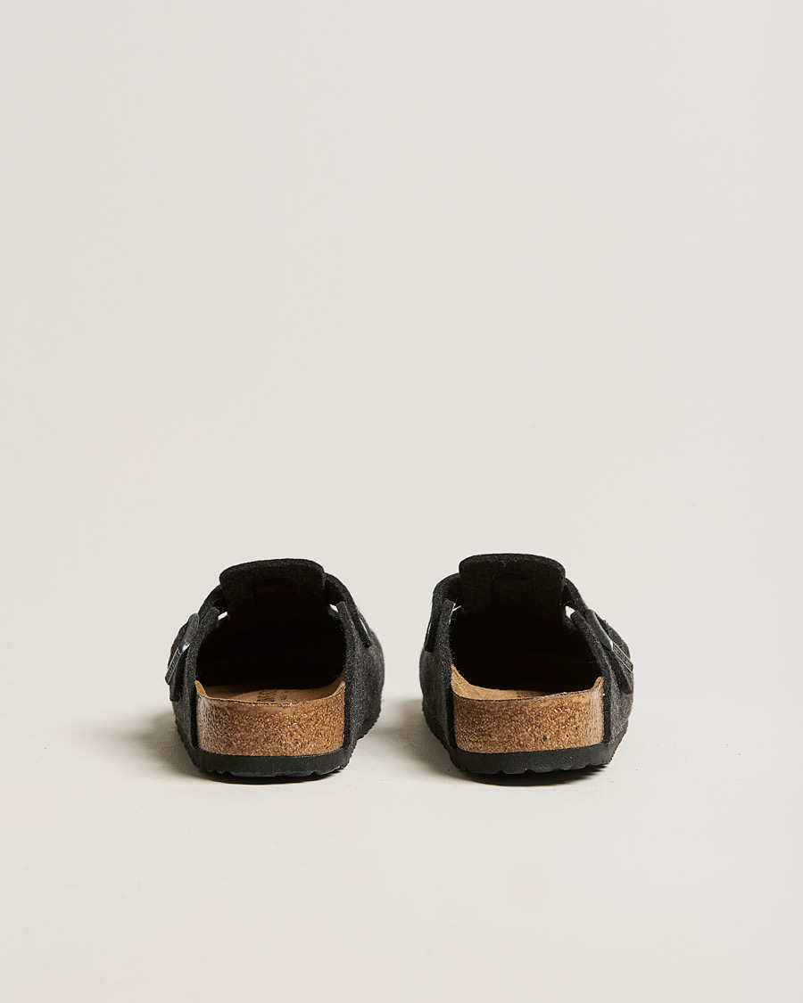 Herren | BIRKENSTOCK Boston Classic Footbed Wool Felt Antracite | BIRKENSTOCK | Boston Classic Footbed Wool Felt Antracite