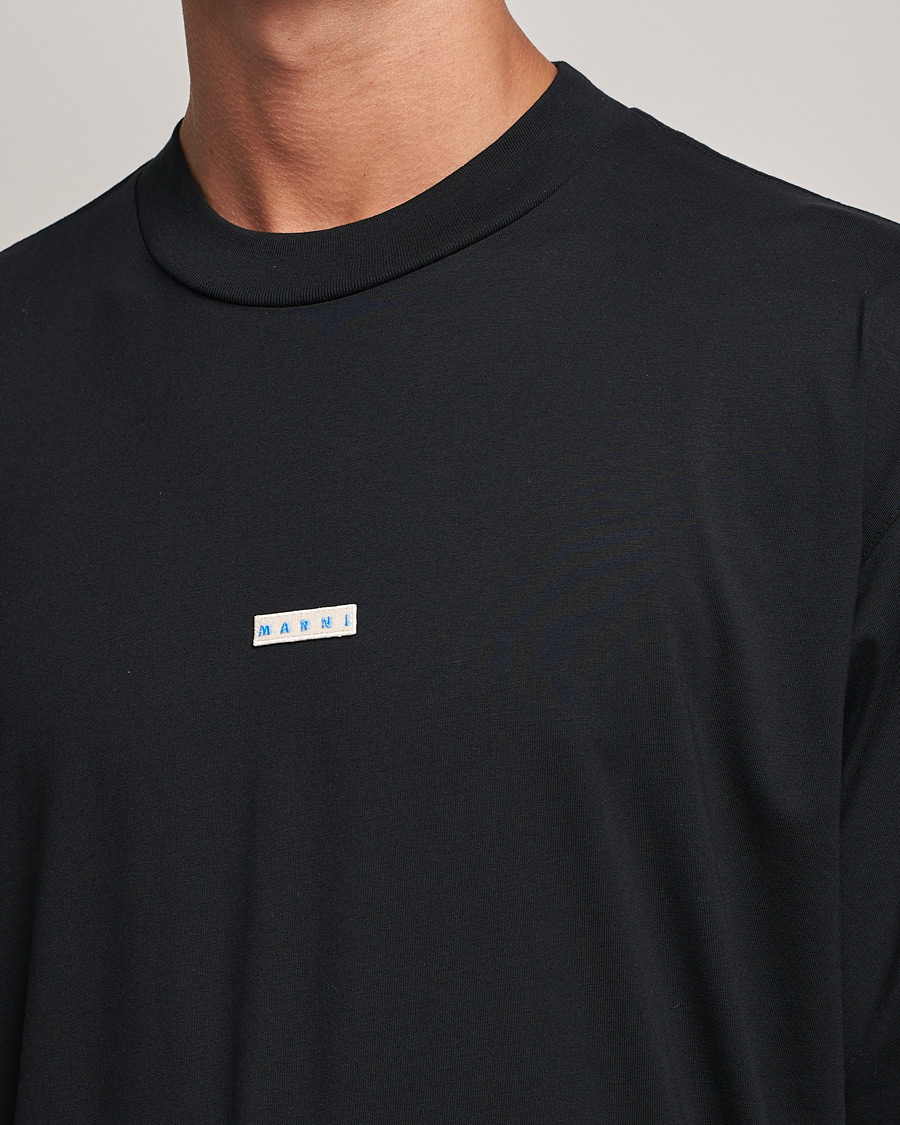Herren | T-Shirts | Marni | Logo Applied T-Shirt Black
