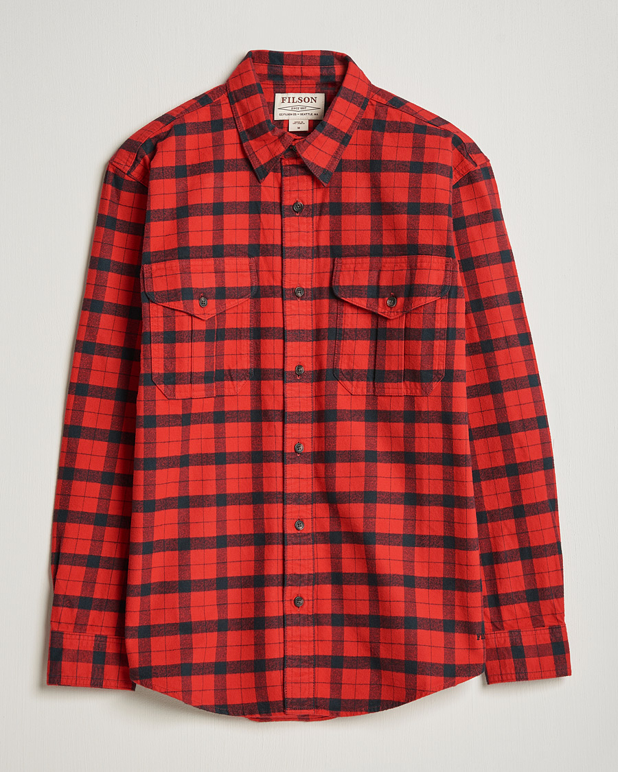 Herren | Hemden | Filson | Alaskan Guide Shirt Red Black Plaid