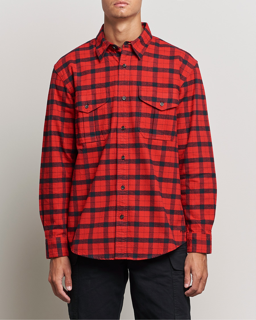 Herren | Hemden | Filson | Alaskan Guide Shirt Red Black Plaid