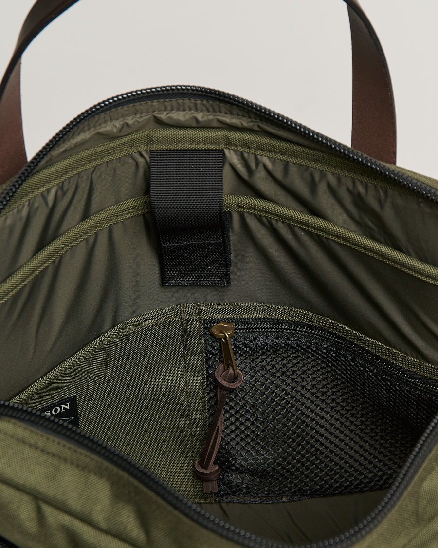 Herren | Filson Dryden Cordura Nylon Briefcase Otter Green | Filson | Dryden Cordura Nylon Briefcase Otter Green