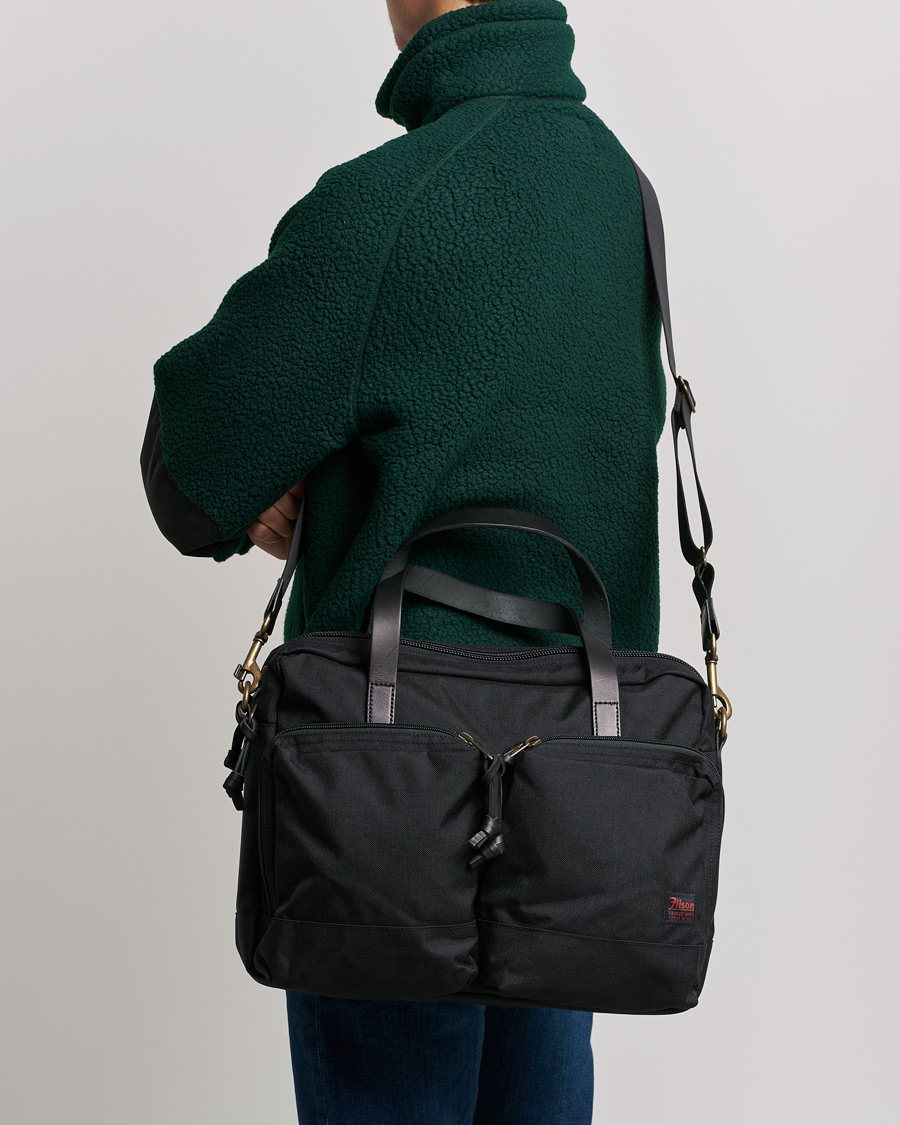 Herren | Filson Dryden Cordura Nylon Briefcase Dark Navy | Filson | Dryden Cordura Nylon Briefcase Dark Navy