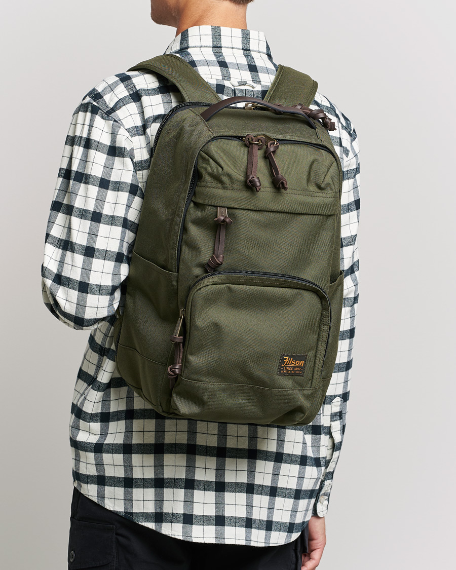 Herren | Taschen | Filson | Dryden Cordura Nylon Backpack Otter Green