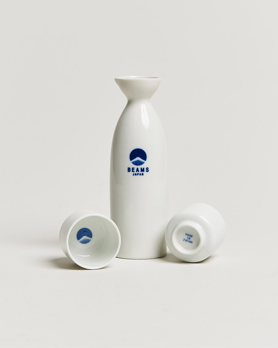 Herren | Beams Japan Sake Bottle & Cup Set White | Beams Japan | Sake Bottle & Cup Set White