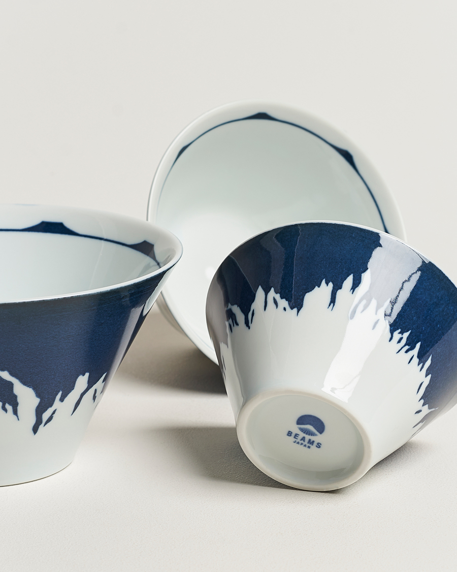 Herren | Beams Japan Mt Fuji Bowl Set Navy | Beams Japan | Mt Fuji Bowl Set Navy