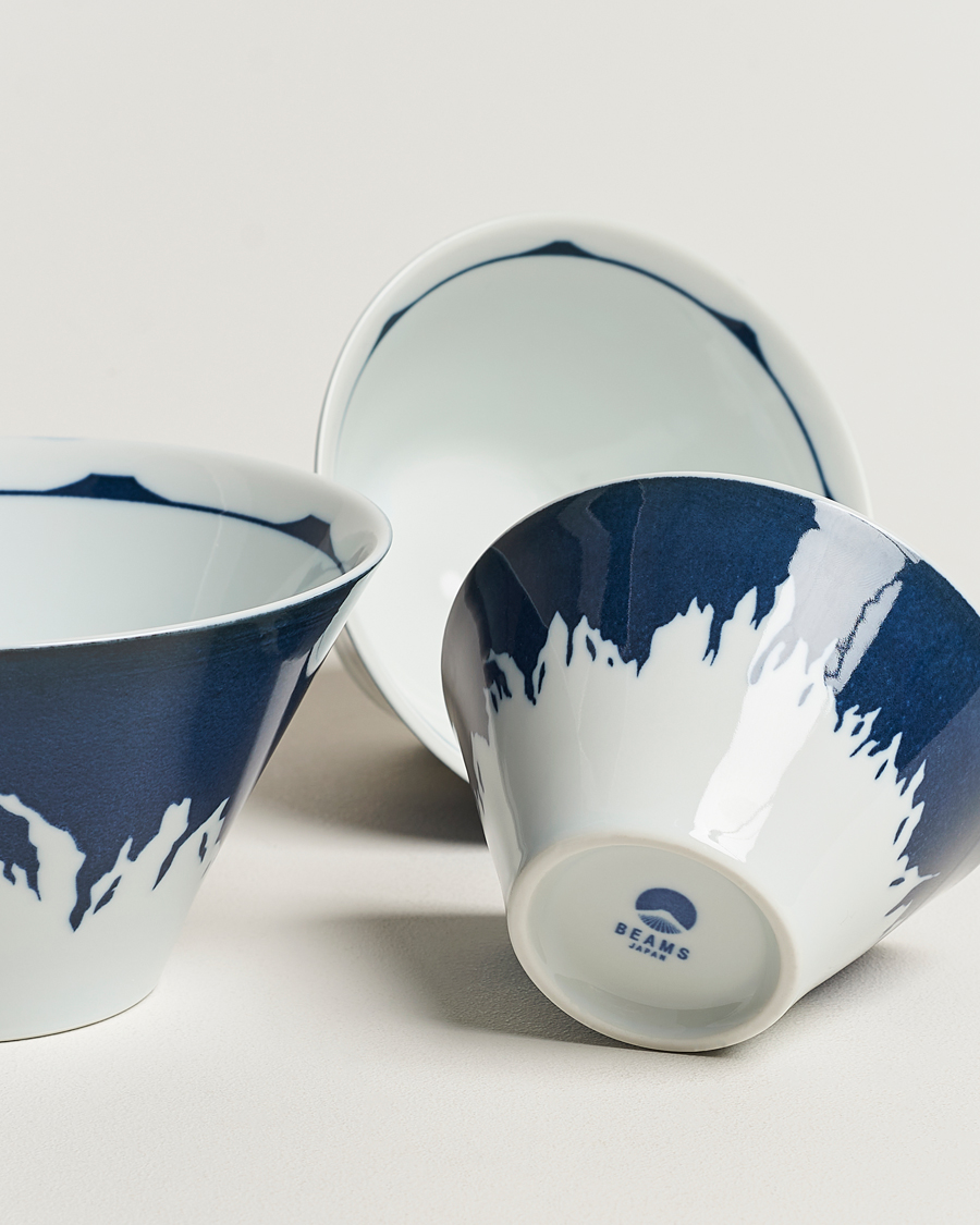 Herren |  | Beams Japan | Mt Fuji Bowl Set Navy