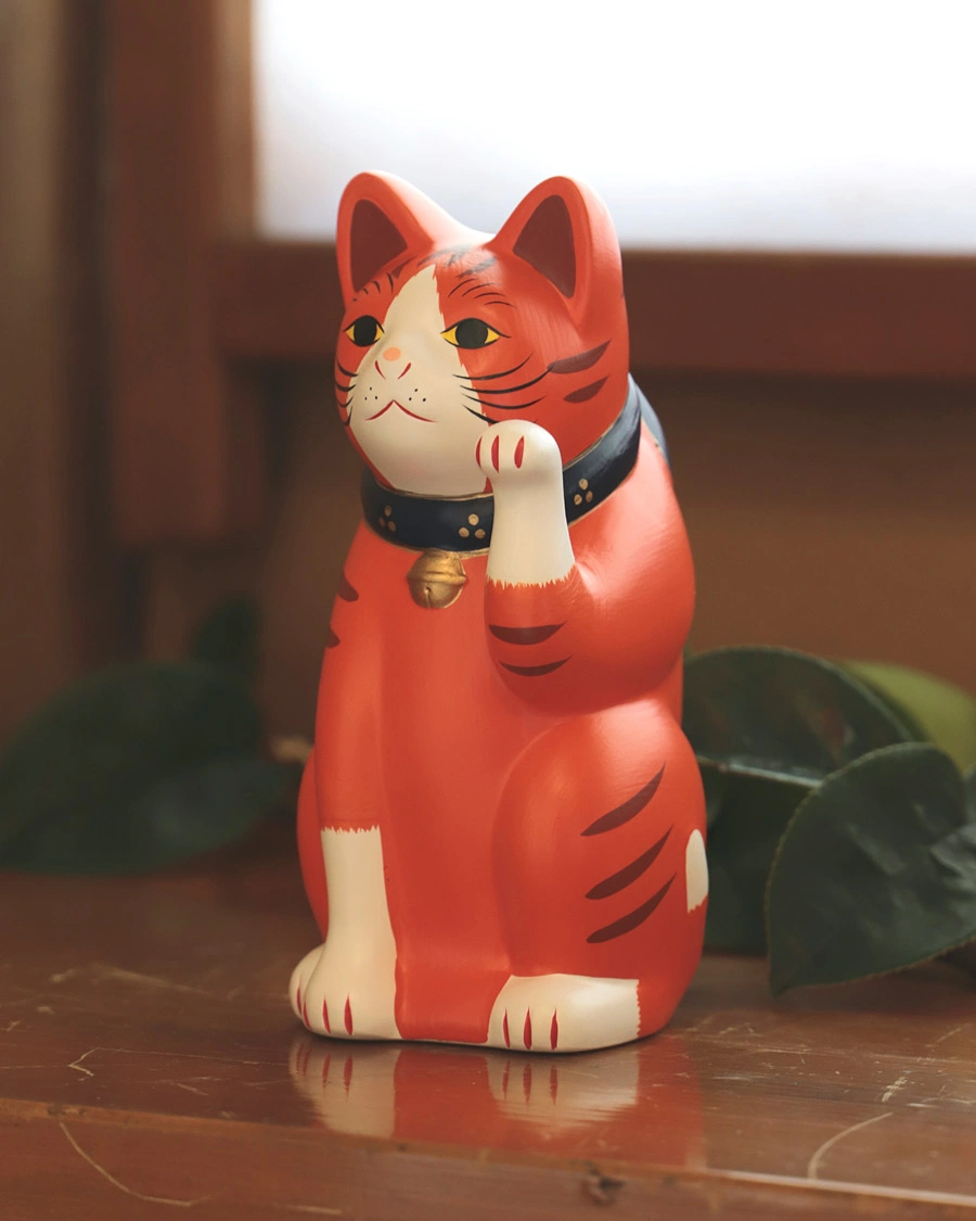 Herren | Japanese Department | Beams Japan | Chugai Toen Fortune Cat  Orange