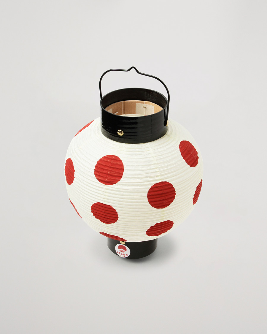 Herren | Japanese Department | Beams Japan | Polka Dot Paper Lantern Red