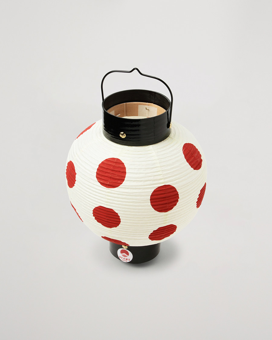 Herren |  | Beams Japan | Polka Dot Paper Lantern Red