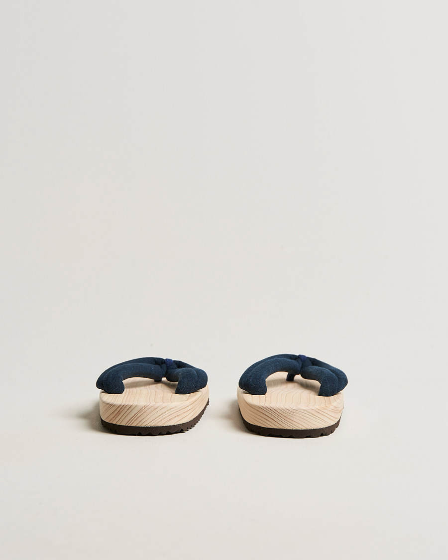 Herren | Hausschuhe & Pantoletten | Beams Japan | Wooden Geta Sandals Navy