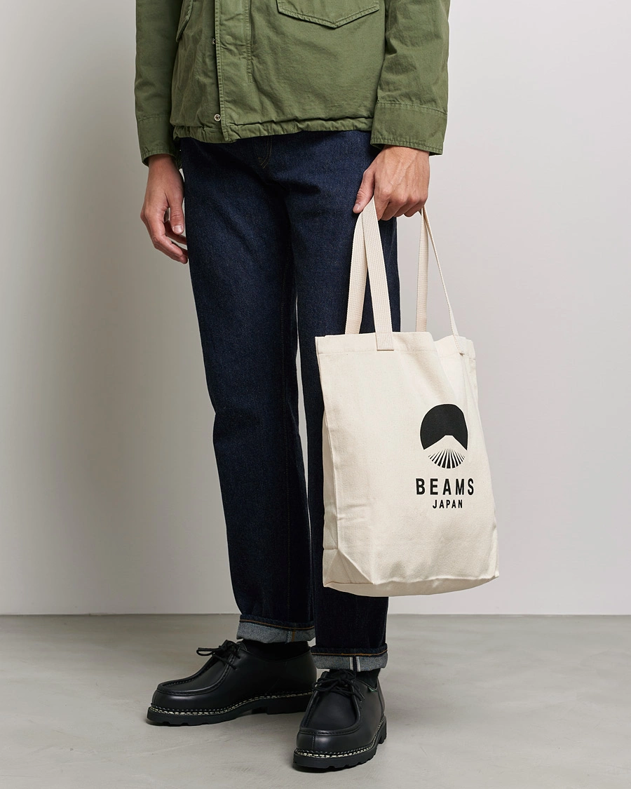 Herren | Taschen | Beams Japan | x Evergreen Works Tote Bag White/Black