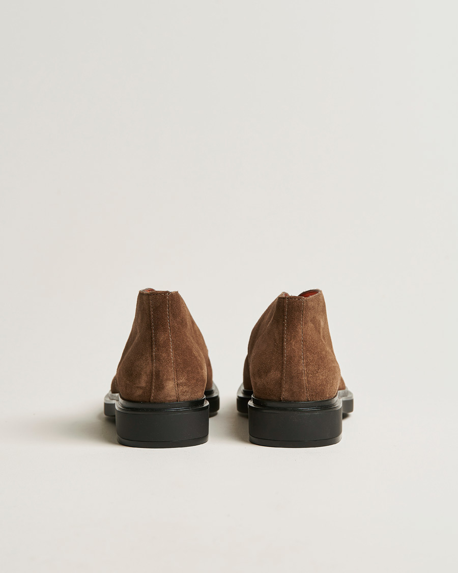 Herren | Santoni Wembley Desert Boot Brown Suede | Santoni | Wembley Desert Boot Brown Suede