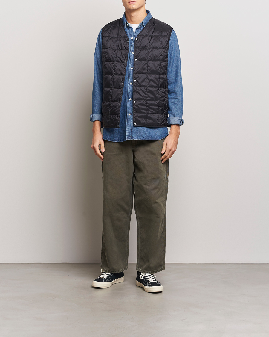 Herren | Jacken | TAION | V-Neck Lightweight Down Vest Black