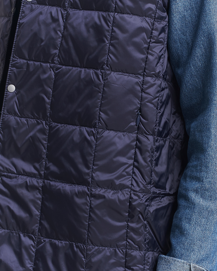 Herren | Jacken | TAION | V-Neck Lightweight Down Vest Navy