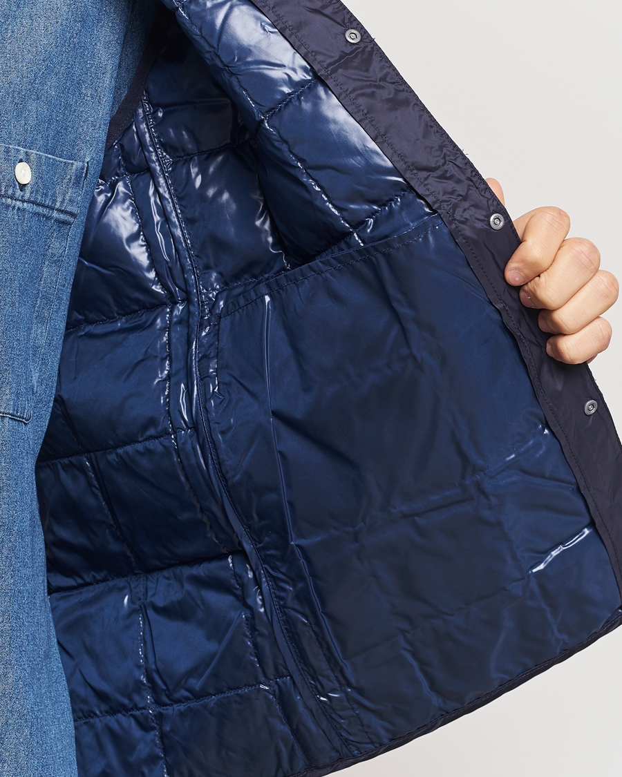 Herren | Jacken | TAION | V-Neck Lightweight Down Vest Navy