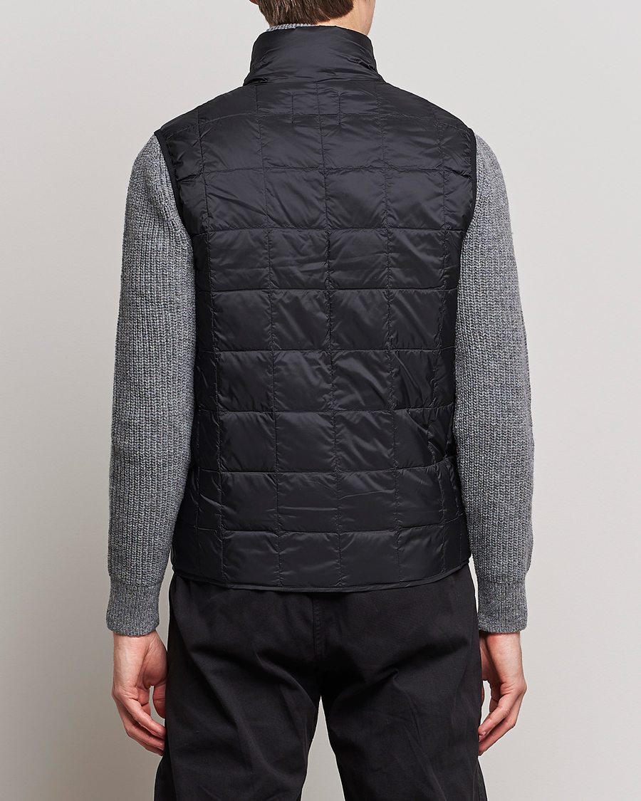 Herren | Jacken | TAION | High Neck Full Zip Lightweight Down Vest Black