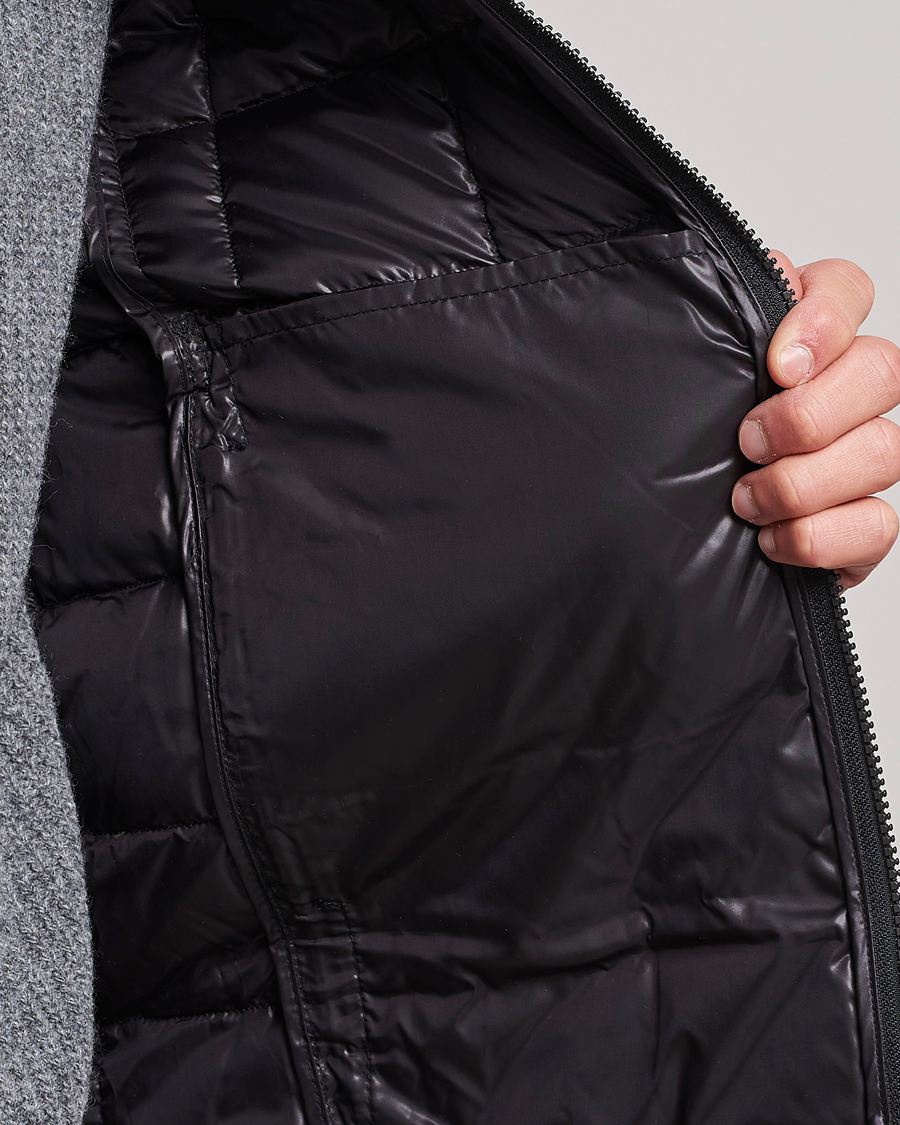 Herren | Jacken | TAION | High Neck Full Zip Lightweight Down Vest Black