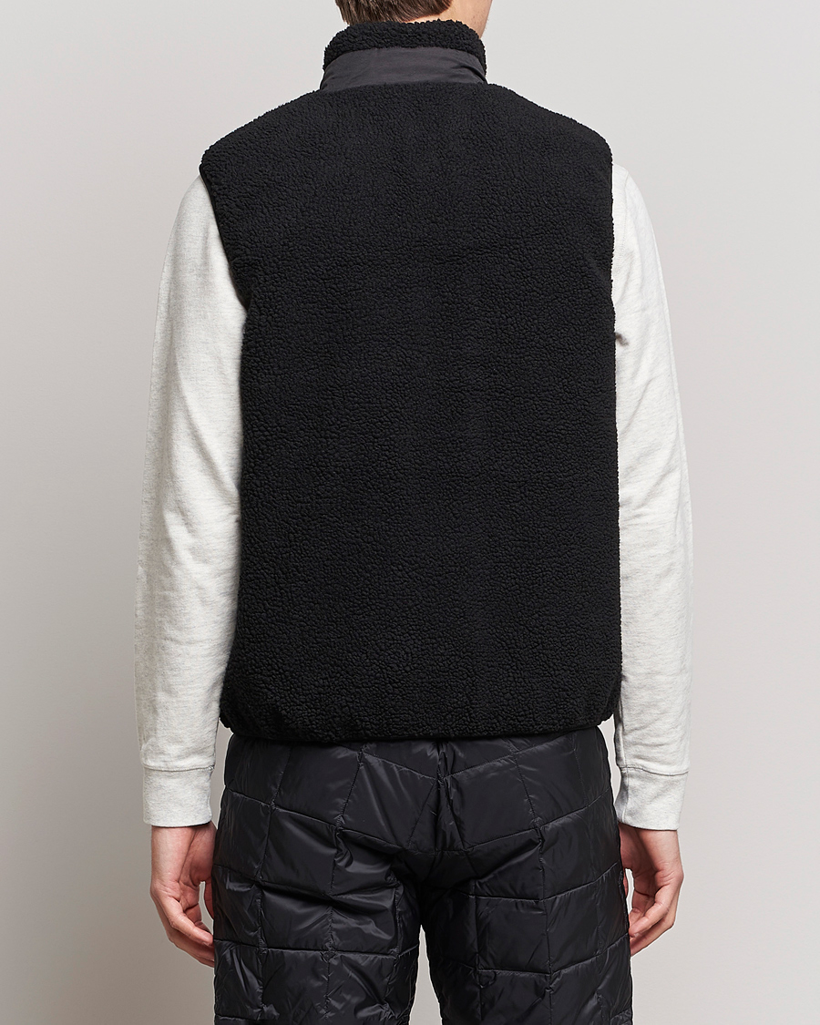 Herren | Westen | TAION | Reversible Fleece Vest Black/Black