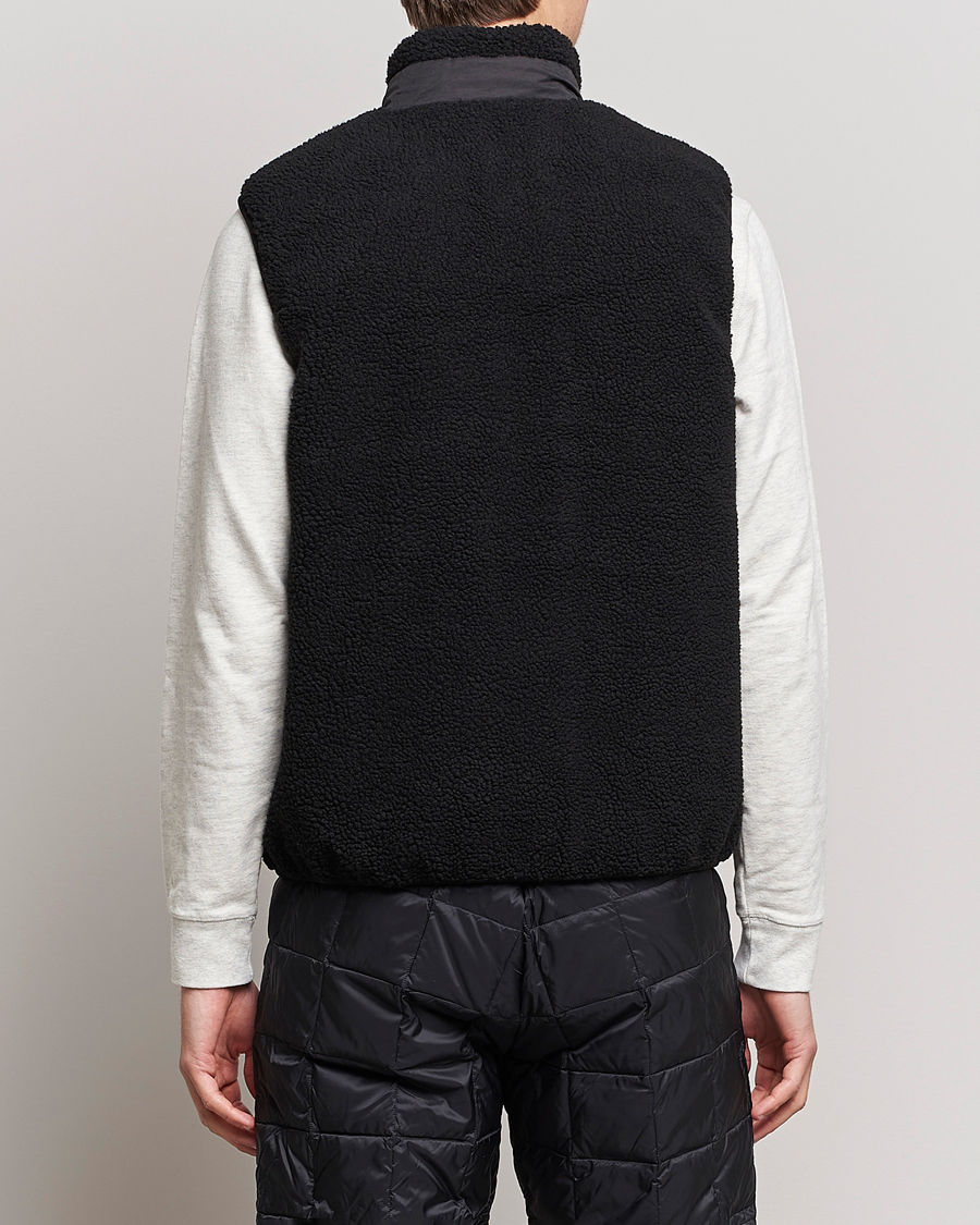 Herren | Jacken | TAION | Reversible Fleece Vest Black/Black
