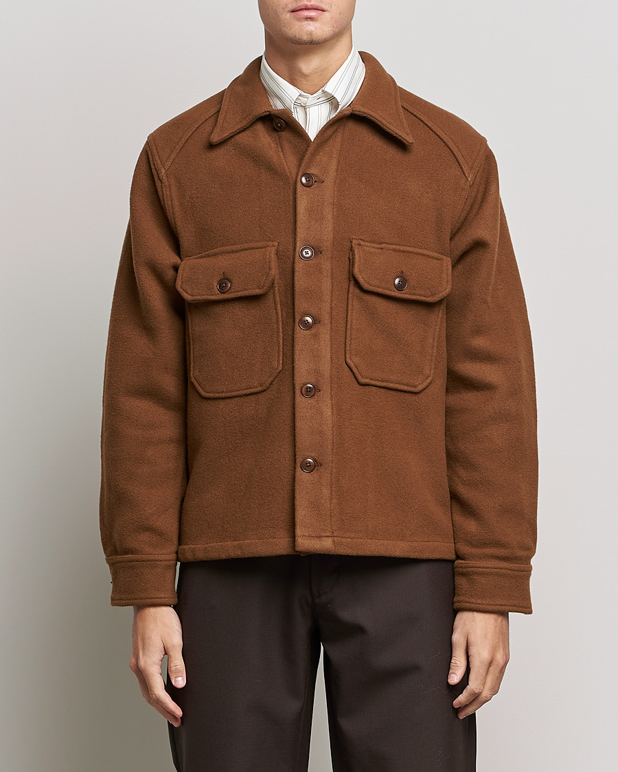 Herren | Jacken | Sunflower | Wool Shirt Jacket Brown