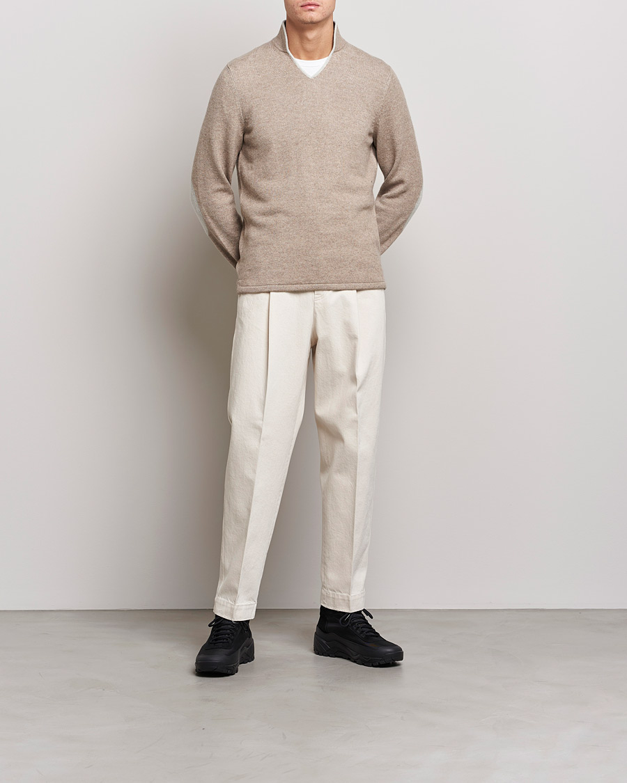 Herren | Pullover | SEASE | Ellen Cashmere Pullover Beige