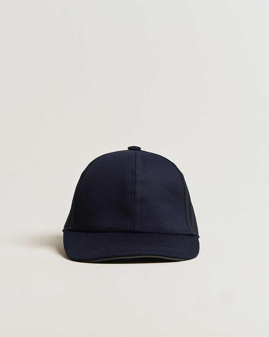 Herren |  | SEASE | Wool/Cashmere Baseball Cap Navy
